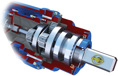 Bohrantrieb Getriebe