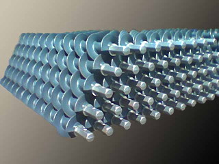 Trockenbohrschnecke mit SW51-Sechskantverbinder